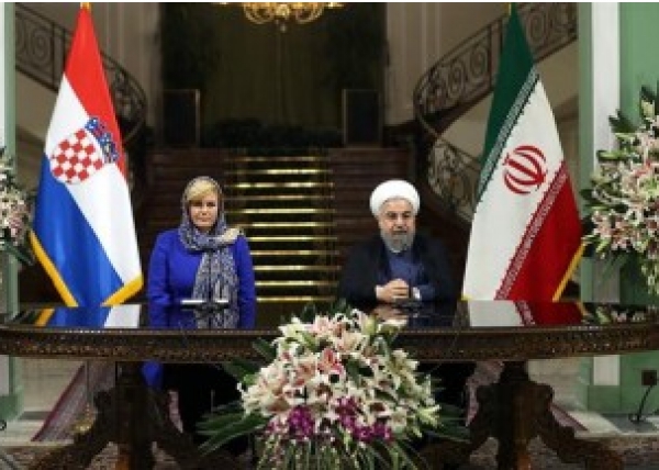 Rencontre des présidents iranien et croate à Téhéran