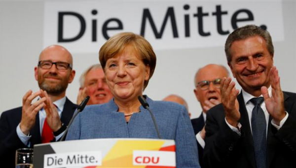 Allemagne/législatives : la CDU d’Angela Merkel arrive en tête