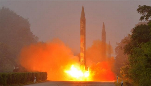 La Corée du Nord a tiré trois missiles