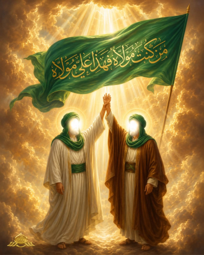 Le 18 Dhul-Hajja, Dernière sermon du Noble Prophète (sawas), à Ghadir Khom, La fête de Ghadir, Le jour d'Ikmale Dinn