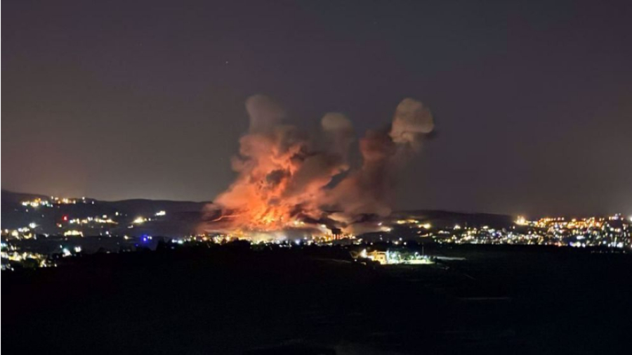 Liban: des frappes aériennes israéliennes déclenchent un violent incendie dans les collines d&#039;Ali al-Taher, dans le sud