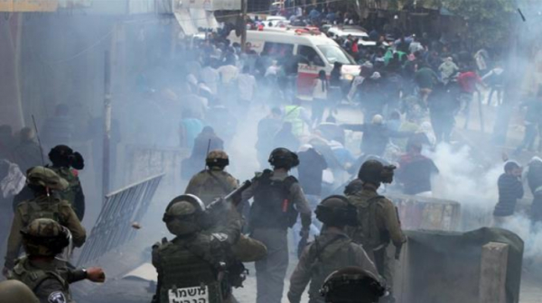 Sabra et Chatila : manif palestinienne attaquée par les militaires israéliens