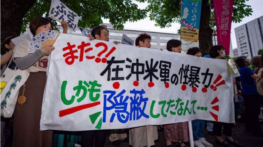 Les Japonais protestent contre des violences sexuelles commises par des soldats américains