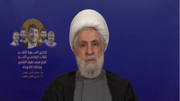 « Nous ne permettrons pas qu'un seul pouce du Liban nous soit pris » (Naïm Qassem)