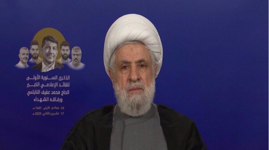 « Nous ne permettrons pas qu&#039;un seul pouce du Liban nous soit pris » (Naïm Qassem)