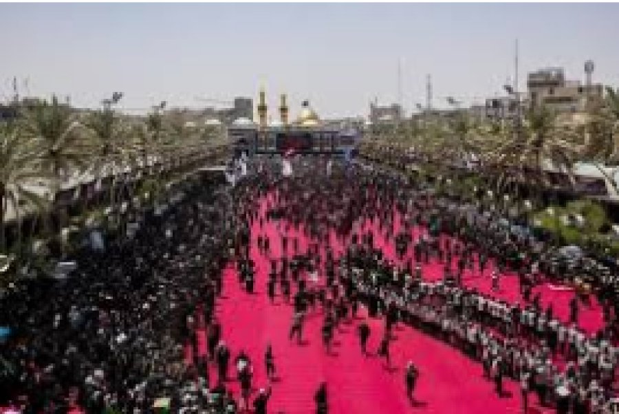 Procession de "Twareej" le jour d'Achoura â Karbala