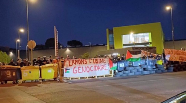 18 septembre à Marseille : une centaine de personnes bloquent l'usine Eurolinks
