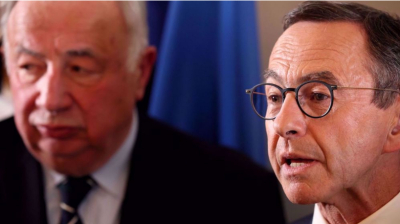 Gouvernement-LFI : les tensions s’exacerbent, Retailleau et Larcher évoquent l’interdiction du parti