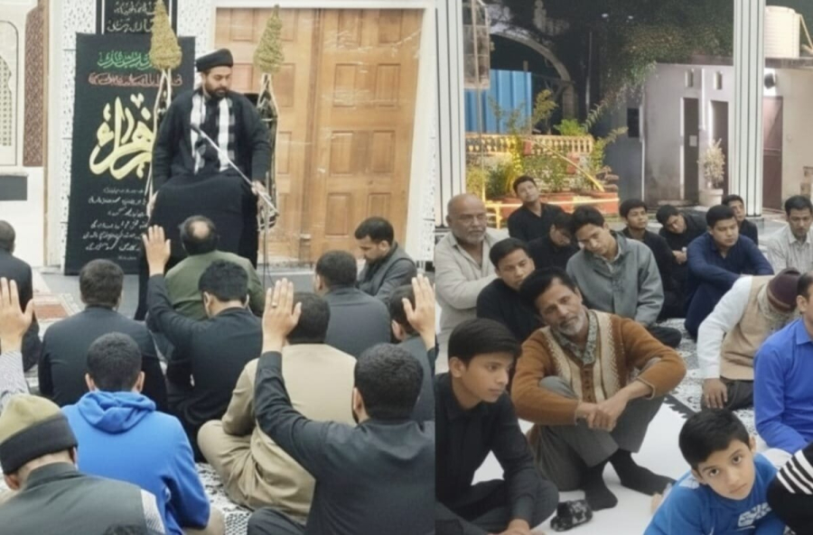 इमाम बारगाह हुसैनी लखनऊ में मजालिस फातमी का भव्य आयोजन