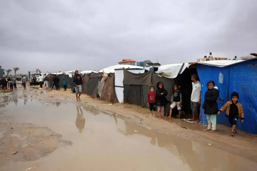 गज़्ज़ा पट्टी में कड़ाके की ठंड के कारण 25 फिलिस्तीनियों की मौत