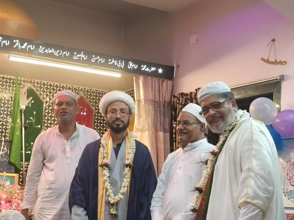 बोलपुर; कर्बला नगर में जश्न-ए-सादेक़ैन (अ) का आयोजन