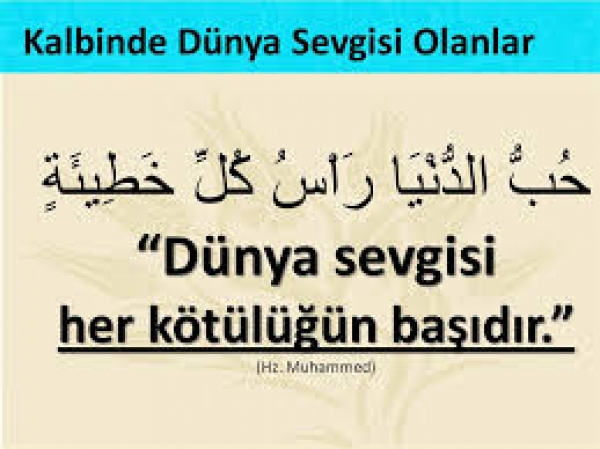 Dünya Sevgisine Dair 