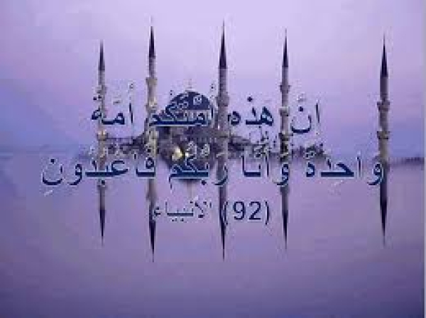 إِنَّ هذِهِ أُمَّتُكُمْ أُمَّةً واحِدَةً وَ أَنَا رَبُّكُمْ فَاعْبُدُونِ
