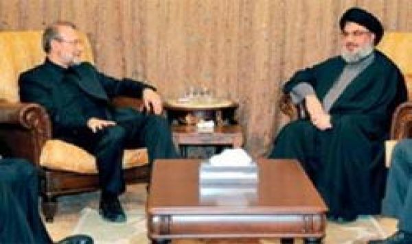 ايران کے اسپیکر اور حزب اللہ کے سکریٹری جنرل کی ملاقات