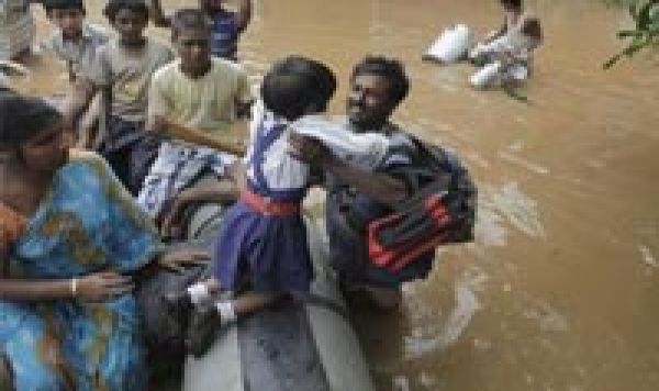 شمال مشرقي ہندوستان ميں سيلاب سے تباہي