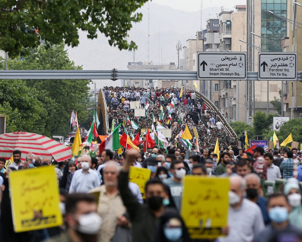 ایران بھر میں عالمی یوم القدس کے موقع پر &quot;طاقتور مظلوم&quot; کی حمایت میں عظیم الشان ریلیاں نکالی گئیں