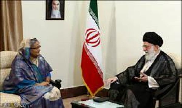بنگلہ دیشی وزیر اعظم کی رہبر انقلاب اسلامی امام خامنہ ای سے ملاقات